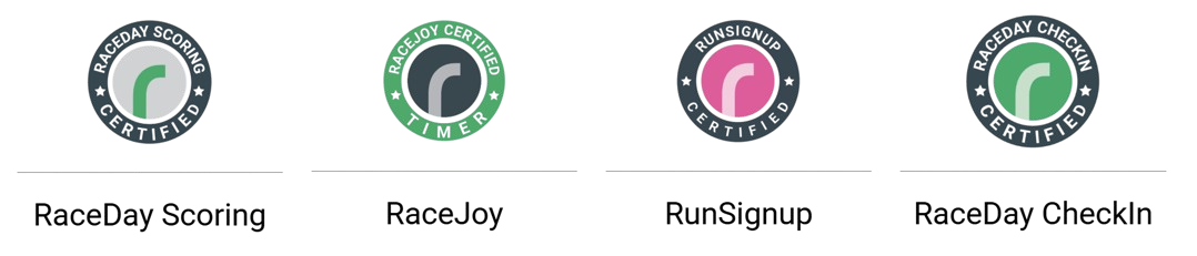 Race Timing Certification Badges