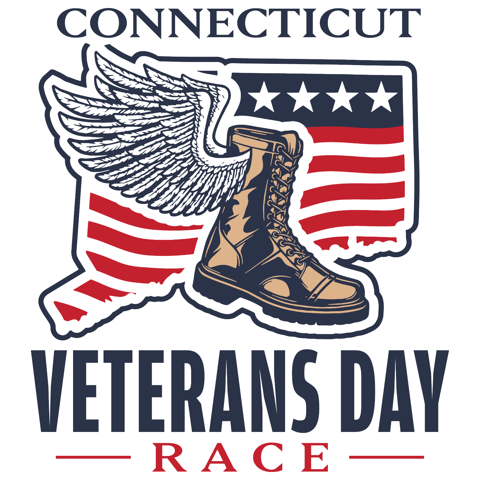 Connecticut Veterans Day Race Logo